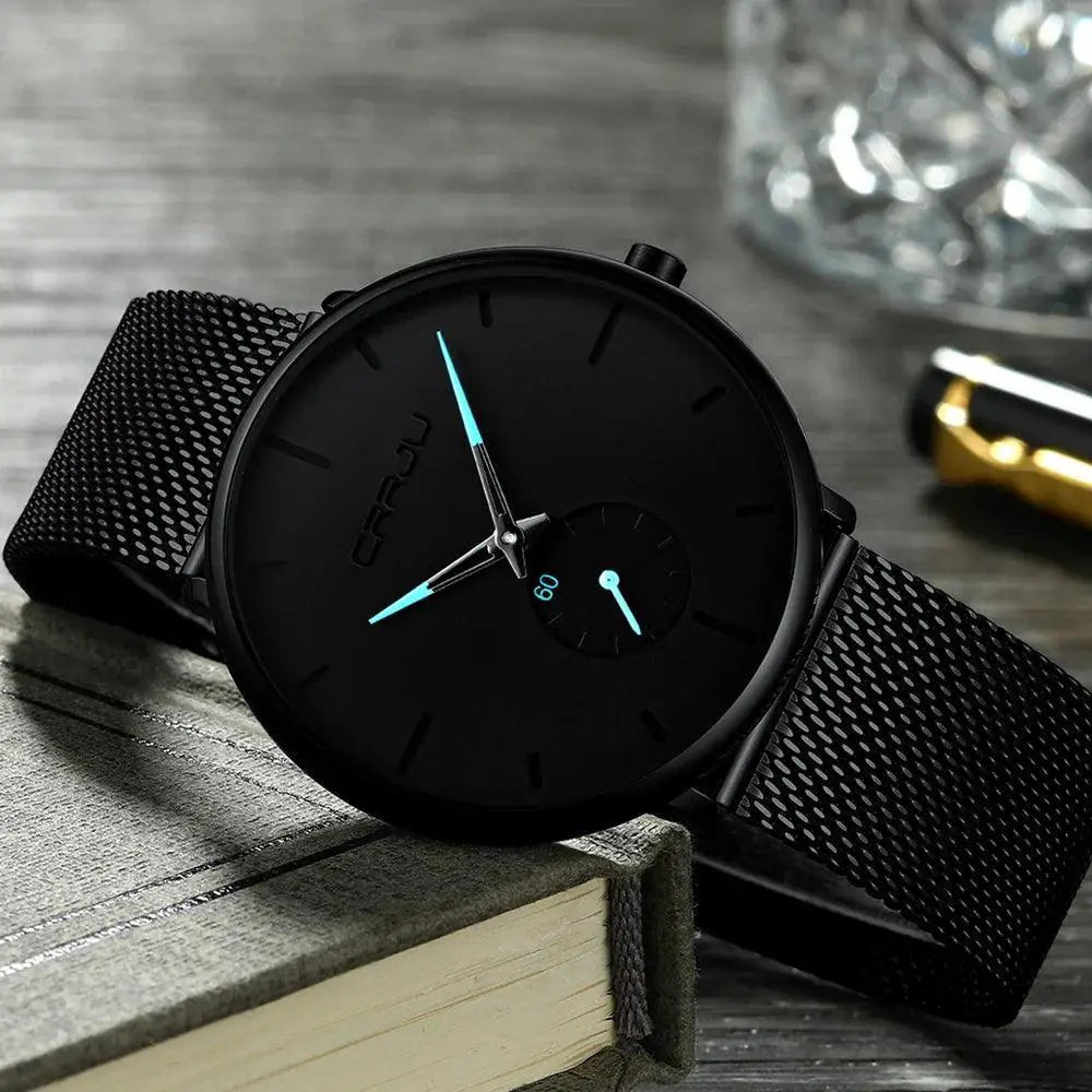 Luxury Quartz Watch for Men Waterproof Sports Timepiece