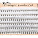 Luxury Russian Volume Cluster Eyelash Extensions for Makeup