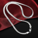 Luxury Sterling Silver Noble Necklace Chain Elegant Jewelry