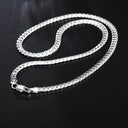 Luxury Sterling Silver Noble Necklace Chain Elegant Jewelry