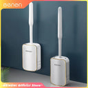 Luxury Wall-Mount Toilet Brush Set for Bathroom Use