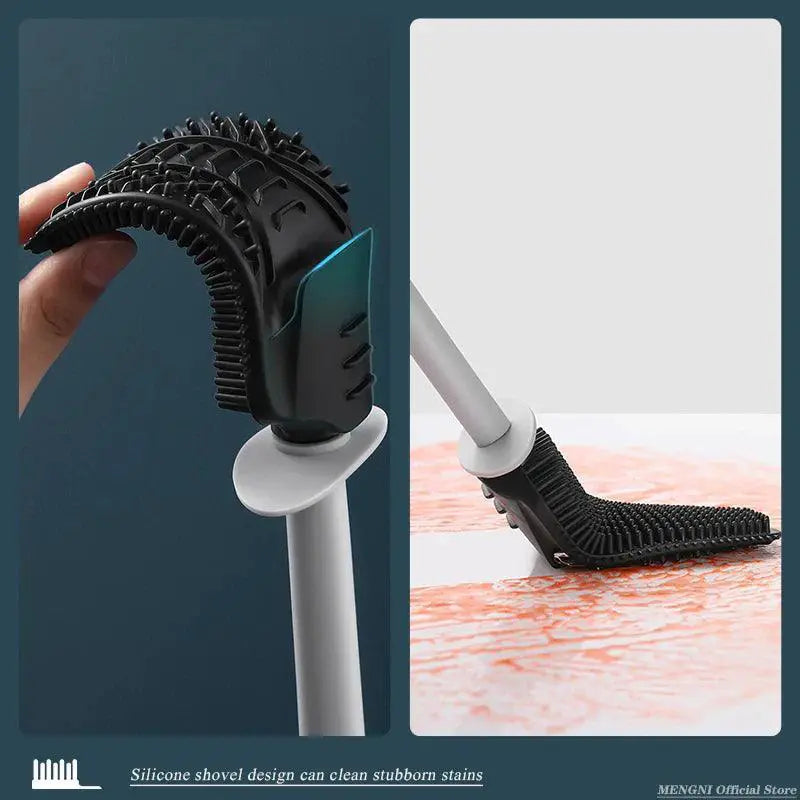 Luxury Wall Mount Toilet Brush Set For Bathroom Use