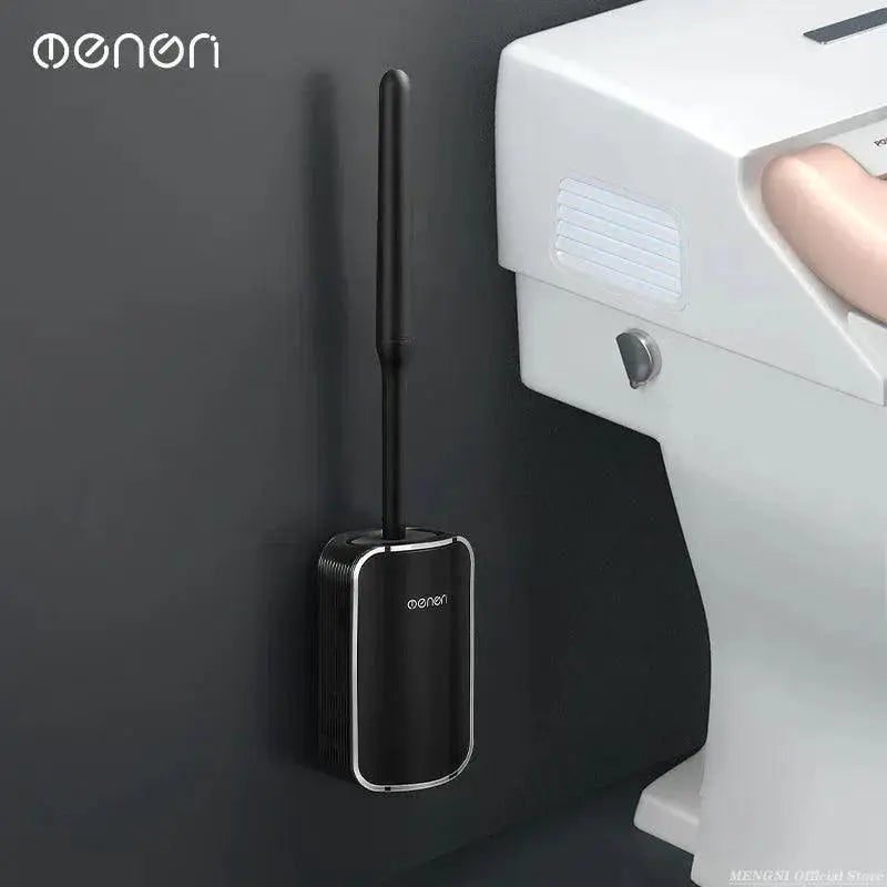 Luxury Wall Mount Toilet Brush Set For Bathroom Use