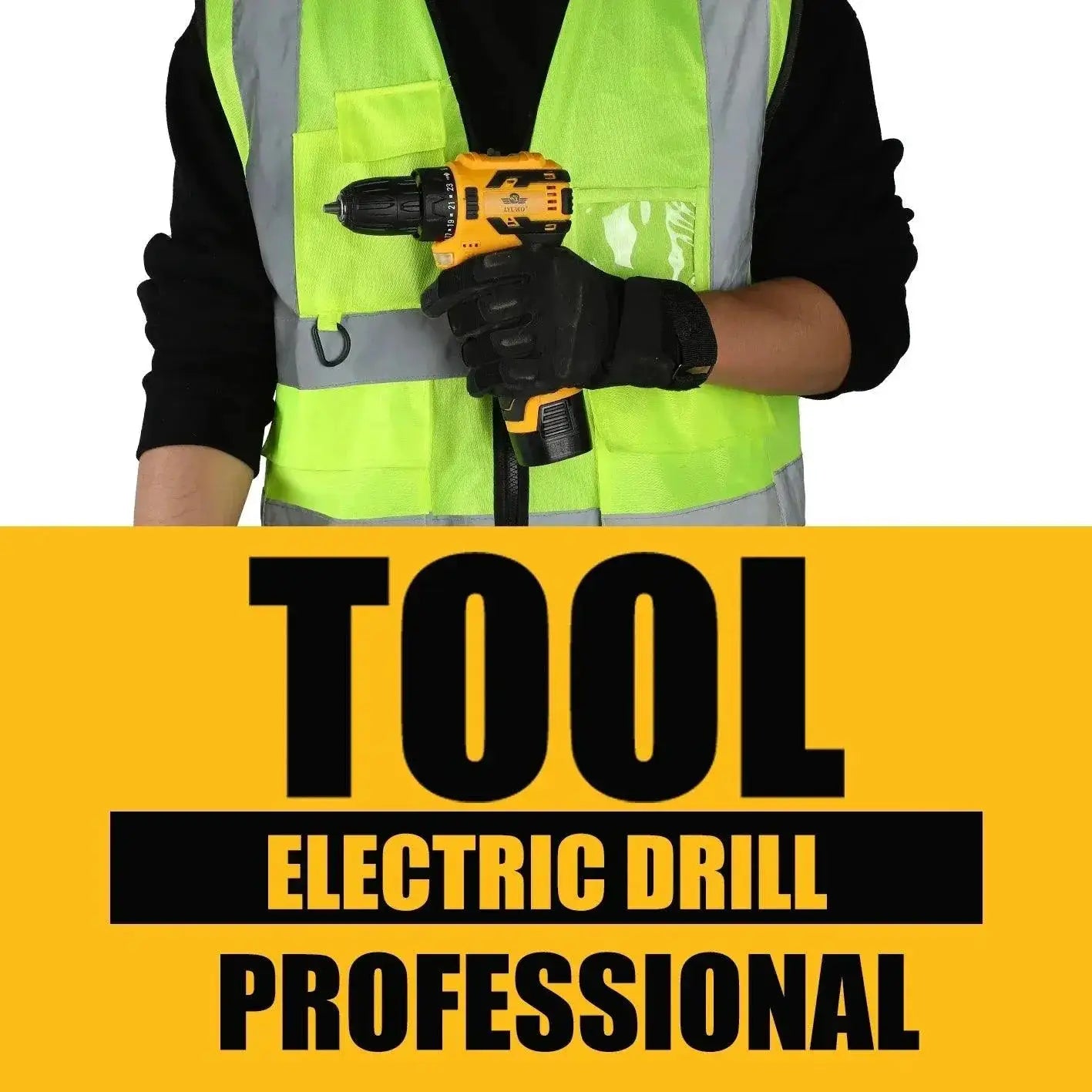 LYUWO 16.8V Cordless Brushless Electric Drill 35NM Mini