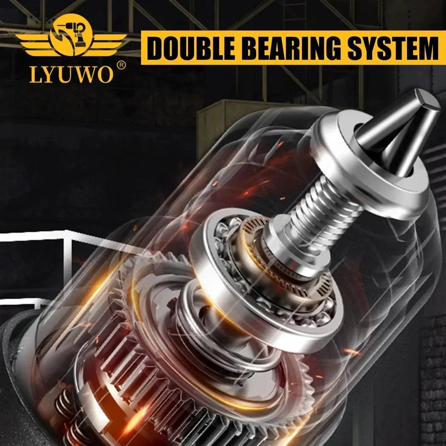 LYUWO 16.8V Cordless Brushless Electric Drill 35NM Mini