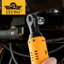 LYUWO 3/8 Rechargeable Electric Ratchet Set Angle Drill