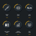 LYUWO 3/8 Rechargeable Electric Ratchet Set Angle Drill