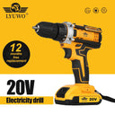 LYUWO Cordless Pistol Grip Electric Hand Drill & Screwdriver