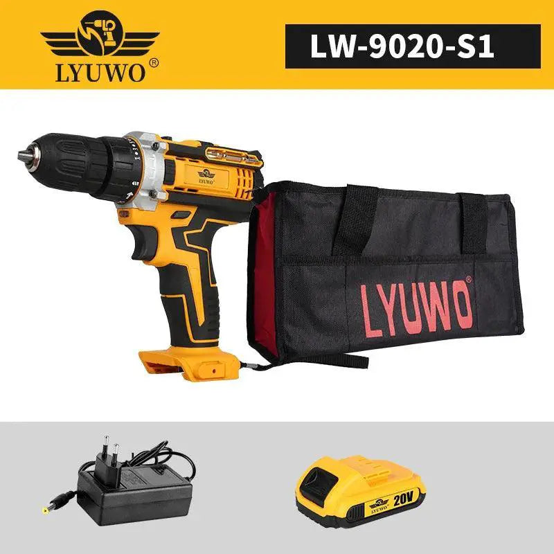 LYUWO Cordless Pistol Grip Drill And Screwdriver Kit