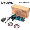 LYUWO Mini Angle Grinder Rechargeable Electric Hand Grinder