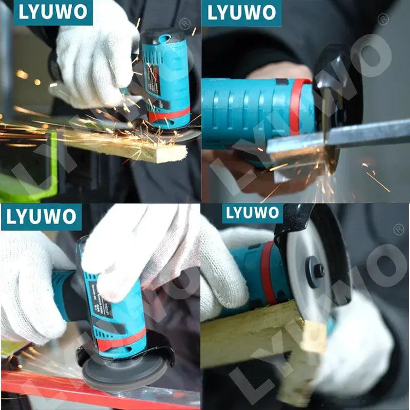 LYUWO Mini Angle Grinder Rechargeable Electric Hand Tool
