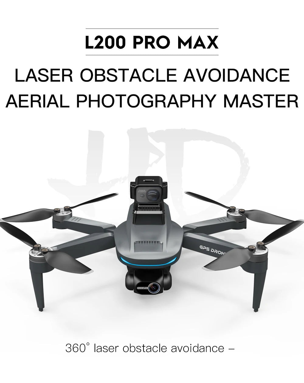 LYZRC L200 Pro Max Drone - Dual 4K Cameras With 2 Axis PTZ And GPS FPV For Video