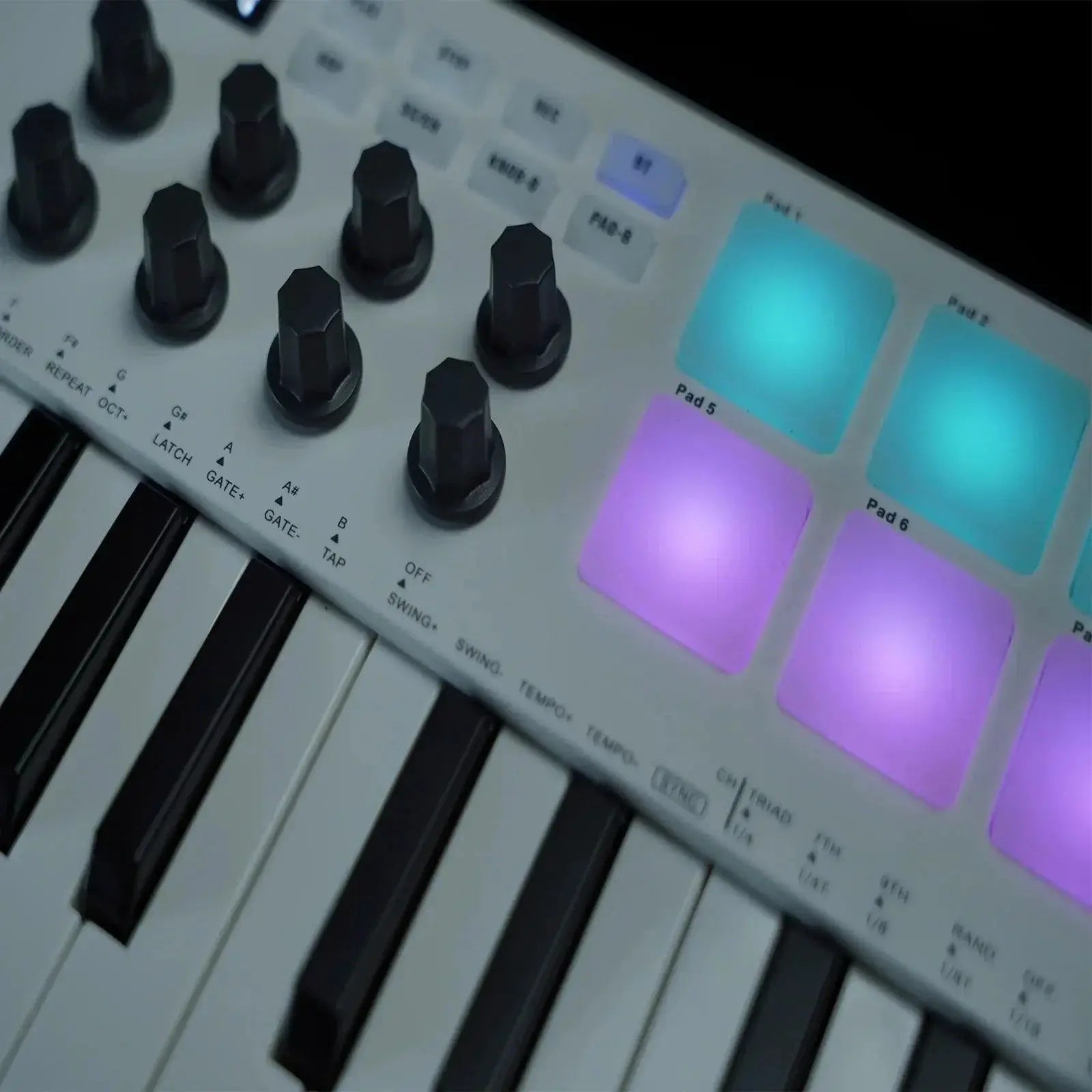 MVAVE USB MIDI Keyboard Controller 25 Keys 8 Drum Pads