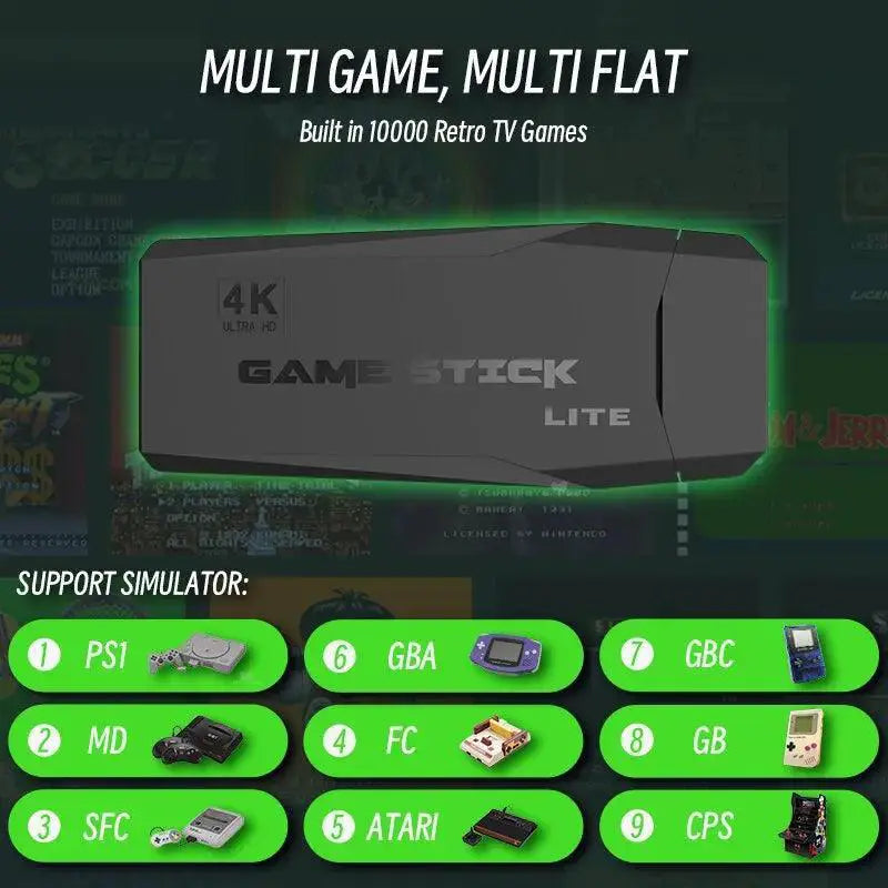 M8 Retro Gaming Console Wireless Fun Multi Language Support