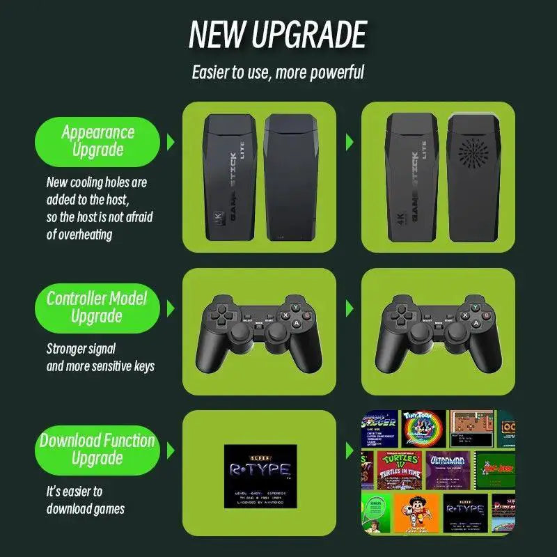 M8 Retro Gaming Console Wireless Fun Multi Language Support