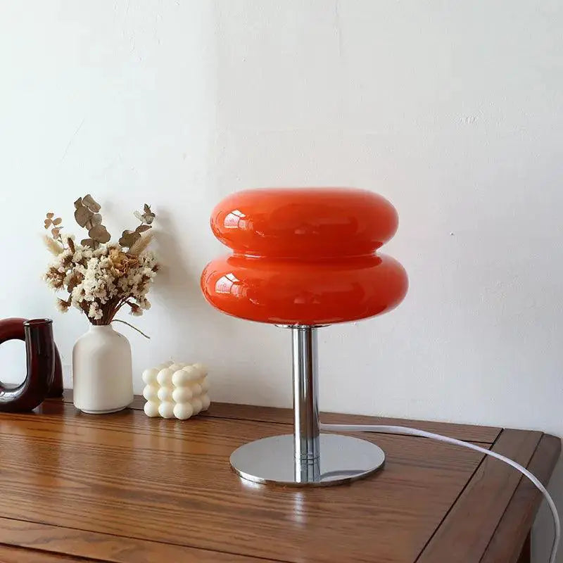 Macaron Glass Table Lamp With Dimming And Illumination