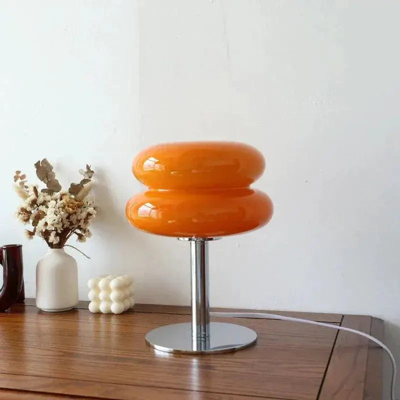 Macaron Glass Table Lamp With Dimming And Illumination