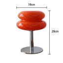 Macaron Glass Table Lamp: Versatile Dimming and Illumination