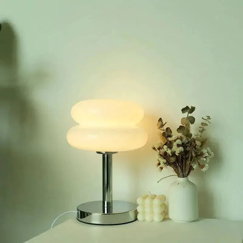 Macaron Glass Table Lamp With Dimming And Illumination