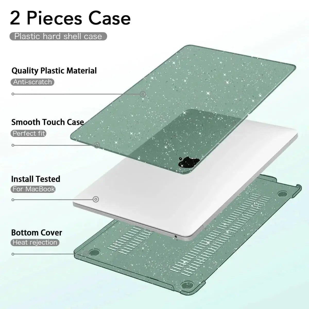 MacBook Air Shell Cover with Keyboard Film Protection