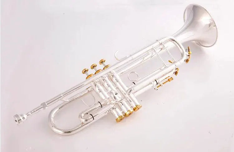 Made In Japan Quality 8335 Bb Trumpet Silver Plated Case