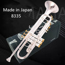 Made in Japan Quality 8335 Bb Trumpet Silver Plated Case
