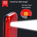 Mafam F899 Flip Elderly Cellphone Two Display 2.4 Inch Torch