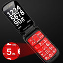Mafam F899 Flip Elderly Cellphone Two Display 2.4 Inch Torch