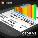 Magene C606V2 Bike Computer - Clear Nav