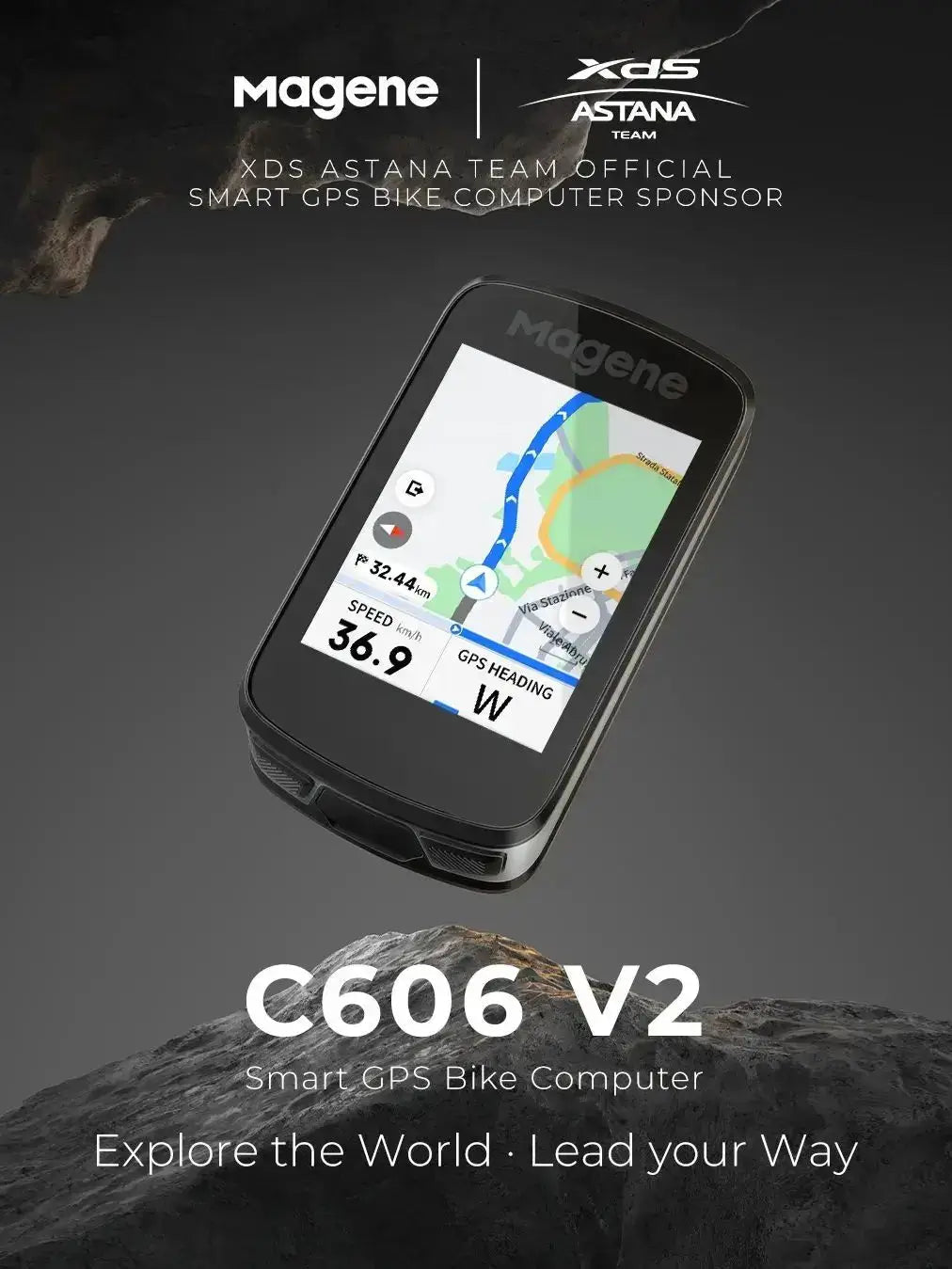 Magene C606V2 GPS Bike Computer - Nav