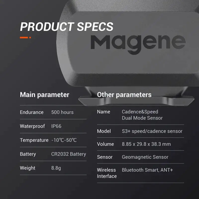 Magene Cadence Sensor S3 Plus - Precise