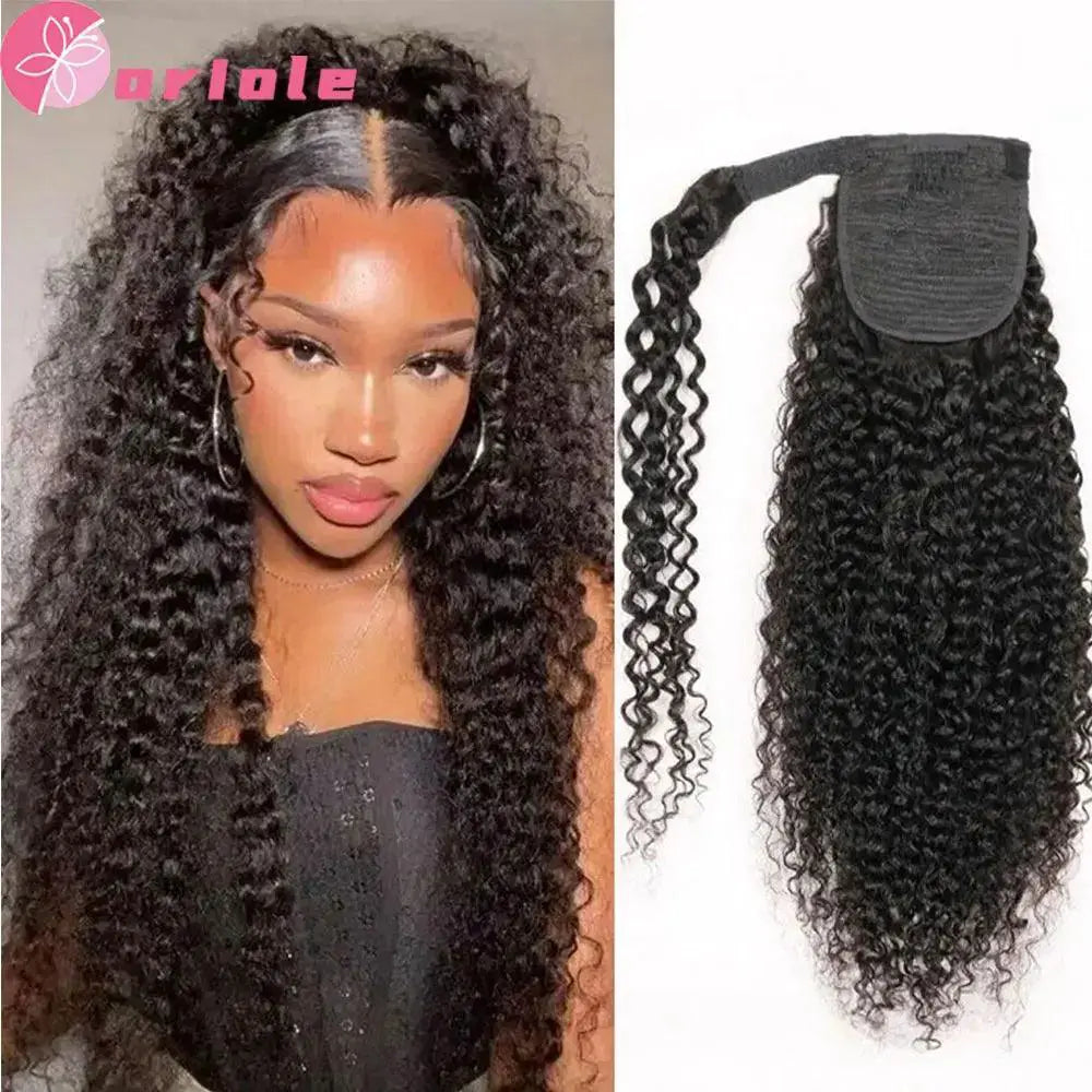 Magic Brazilian Remy Human Hair Wrap Ponytail Extension