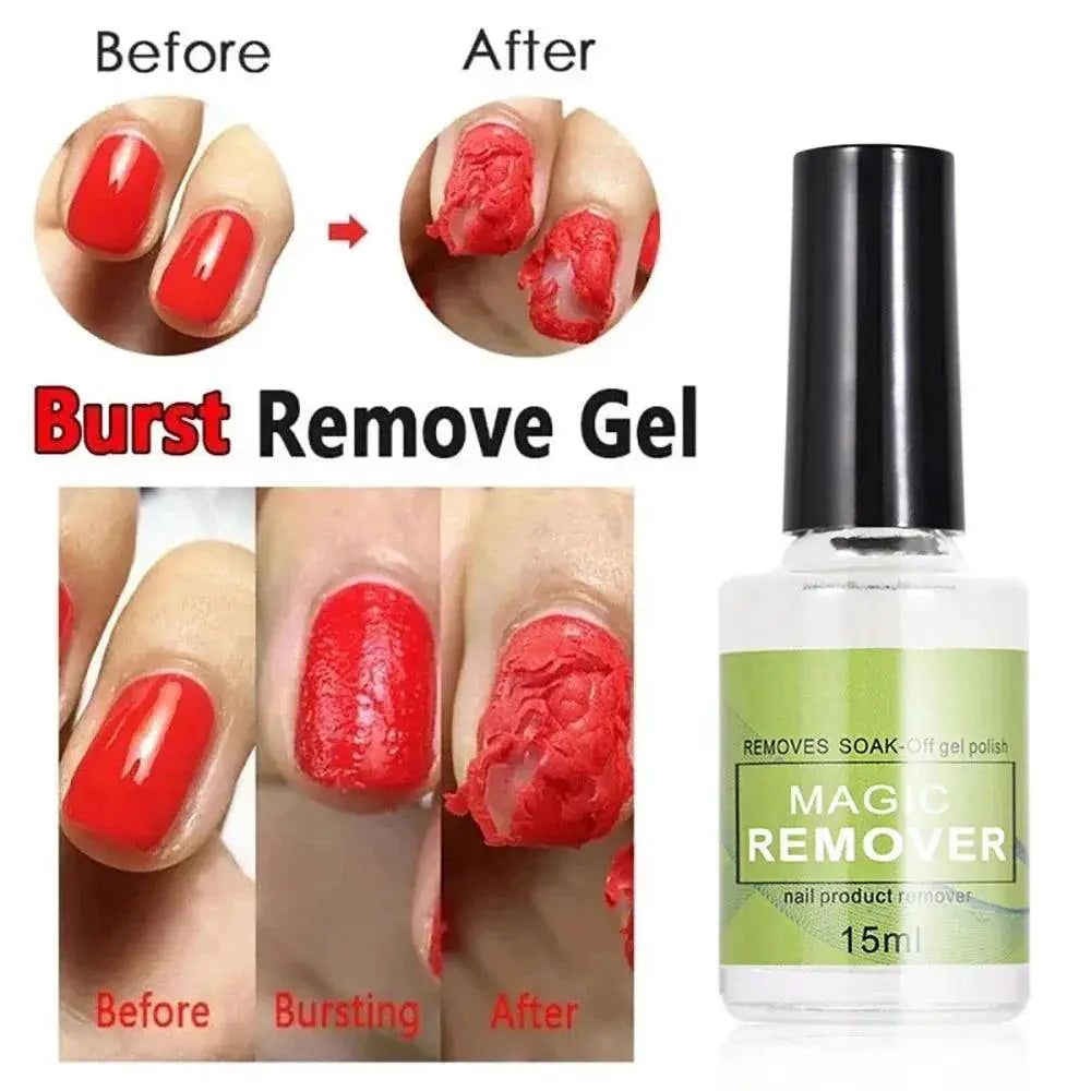 Magic Burst Gel Polish Remover Effortless Nail Care Solution