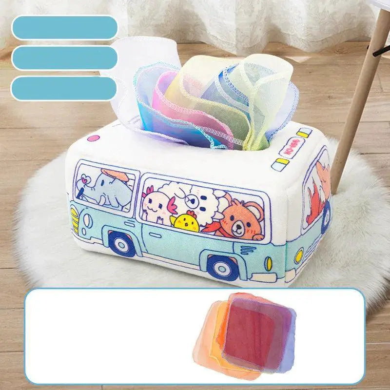 Magic Tissue Box Sensory Toy For Baby Learning Play