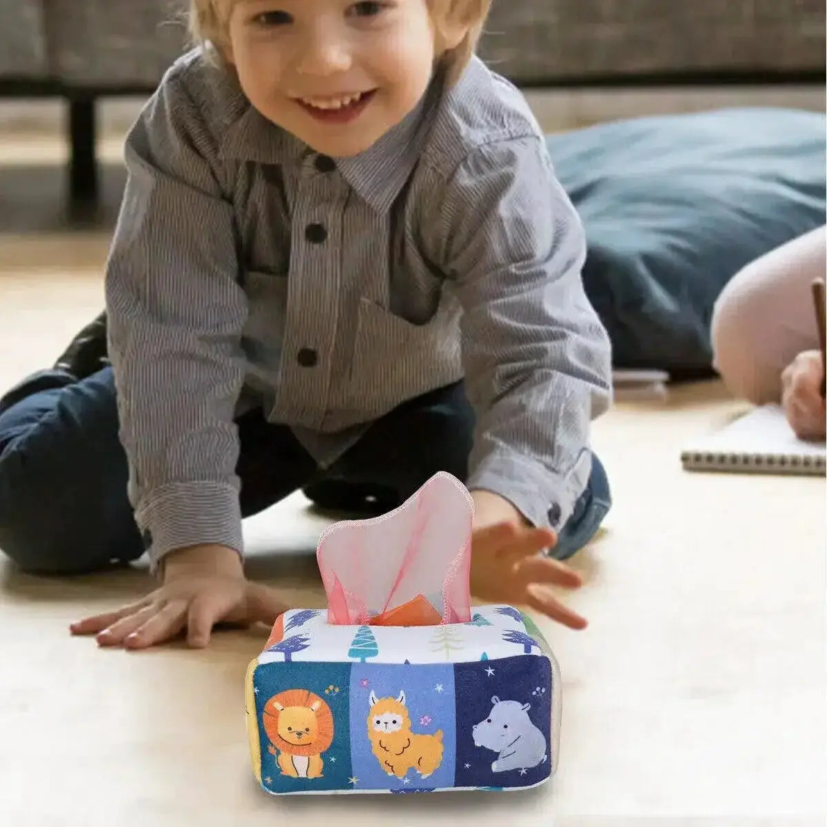 Magic Tissue Box Sensory Toy For Baby Learning Play