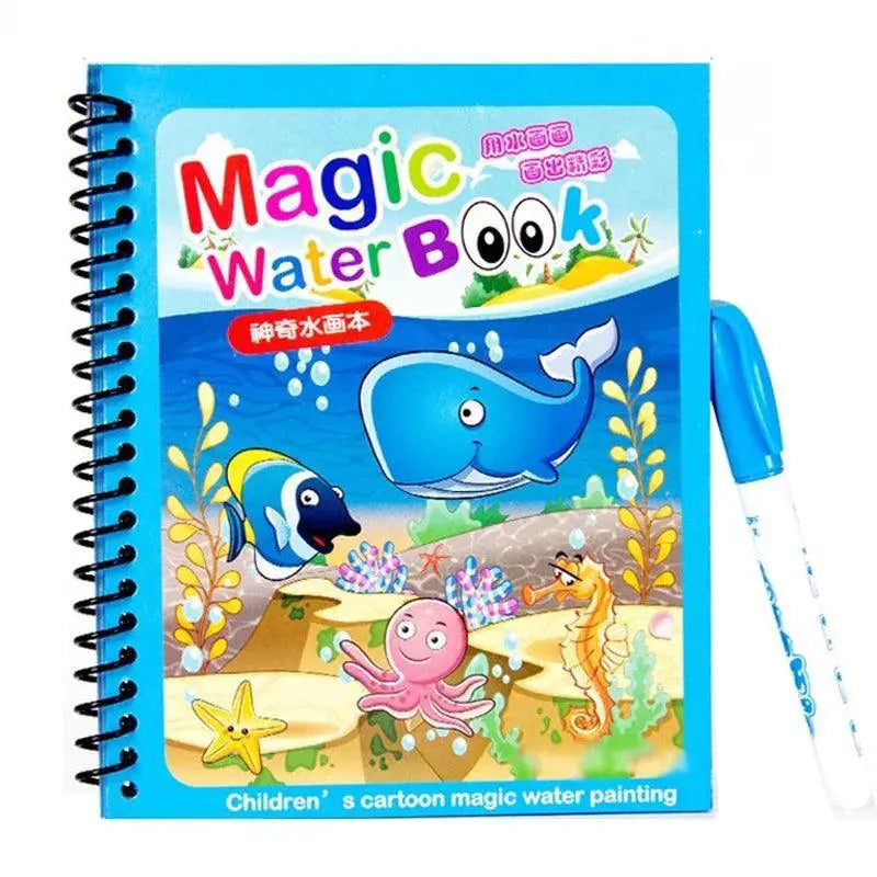 Magic Water Drawing Book For Kids Reusable Mess Free Fun