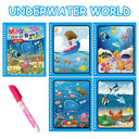Magic Water Drawing Montessori Coloring Book Reusable Toy
