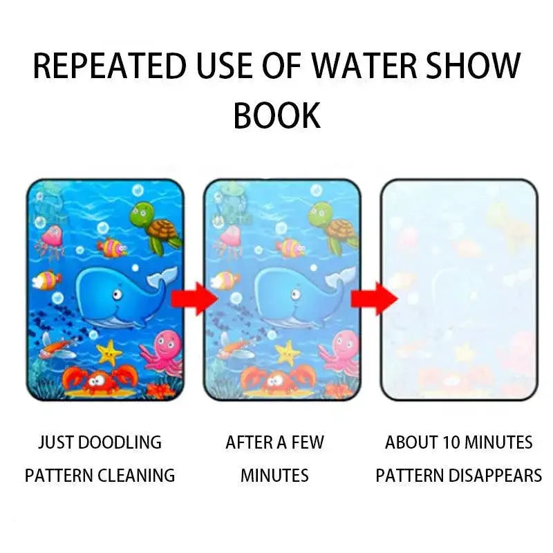 Magic Water Drawing Montessori Coloring Book Reusable Toy
