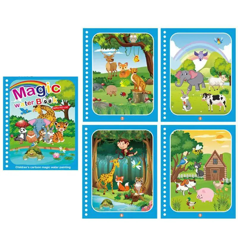 Magic Water Painting Book For Kids Mess Free Reusable Toy