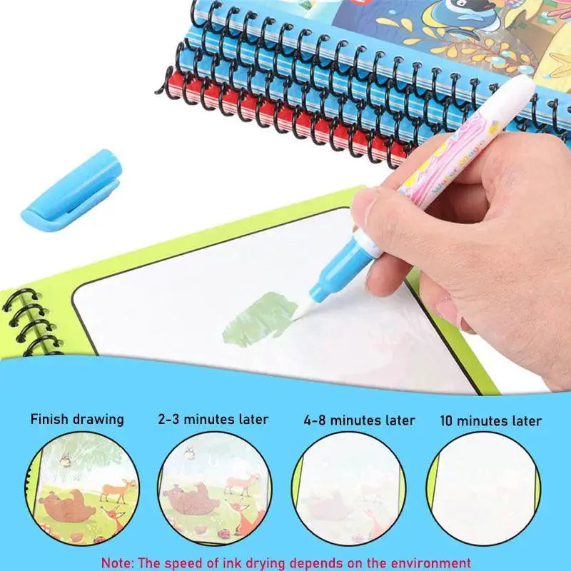 Magic Water Painting Book For Kids Mess Free Reusable Toy