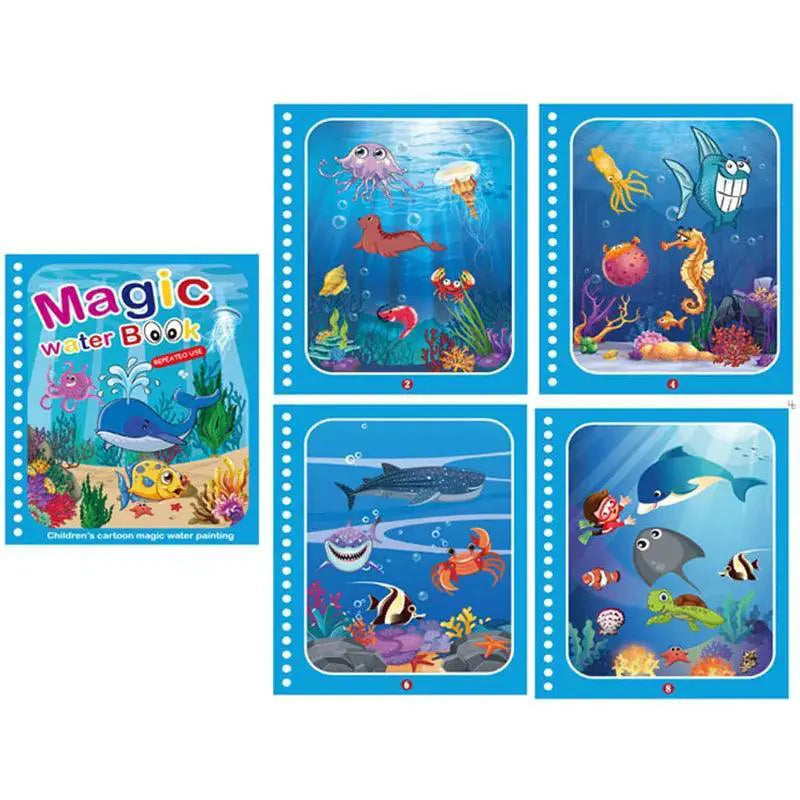 Magic Water Painting Book For Kids Mess Free Reusable Toy