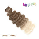 Magicae Ombre to Blonde Hair Extensions 30 Inch Wave Ponytail