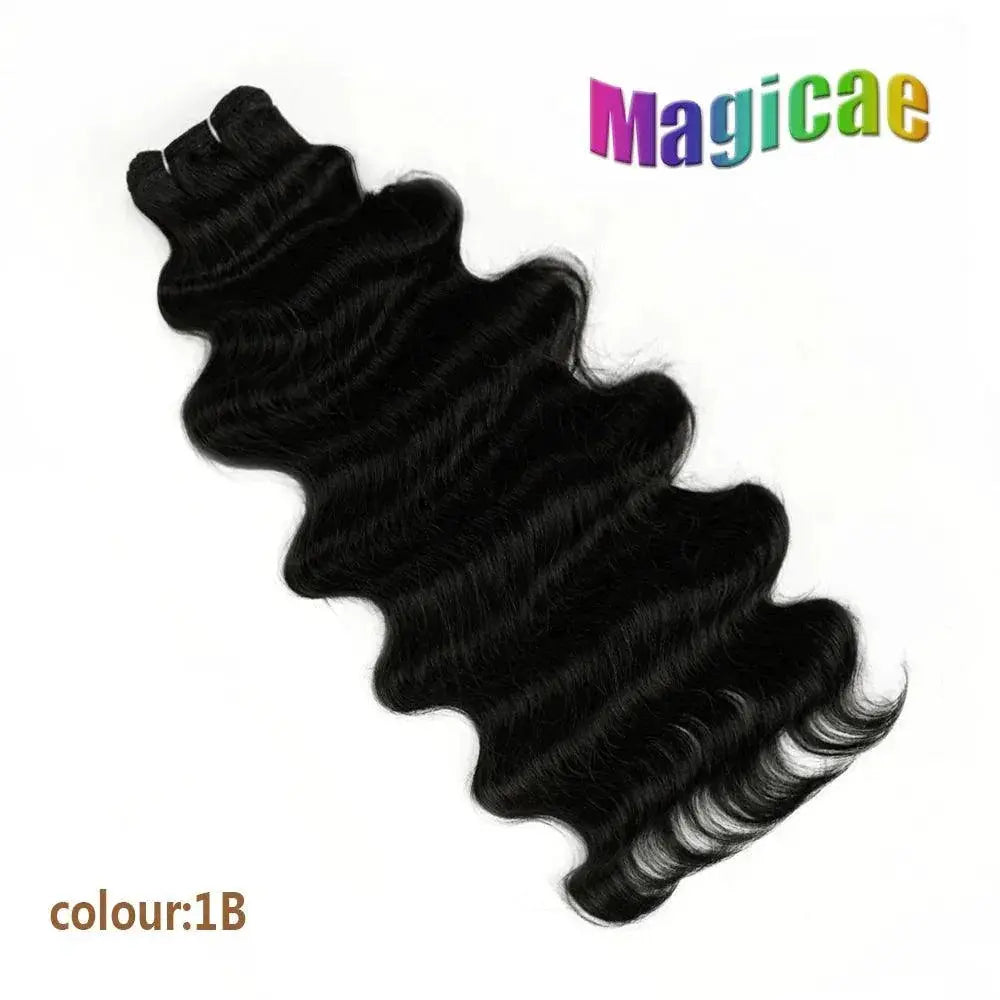 Magicae Ombre Blonde Hair Extensions 30 Inch Wave Ponytail