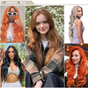 Magicae Ombre to Blonde Hair Extensions 30 Inch Wave Ponytail