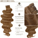 Magicae Ombre to Blonde Hair Extensions 30 Inch Wave Ponytail