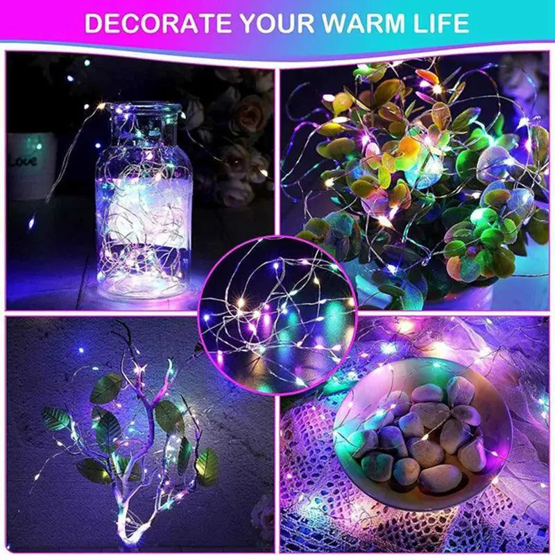 Magical Fairy Light String Copper Wire LED Decor Bedroom - OurLum.com