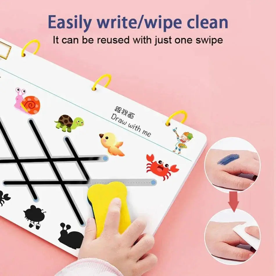 Magical Montessori Tracing Workbook For Kids To Boost Skills