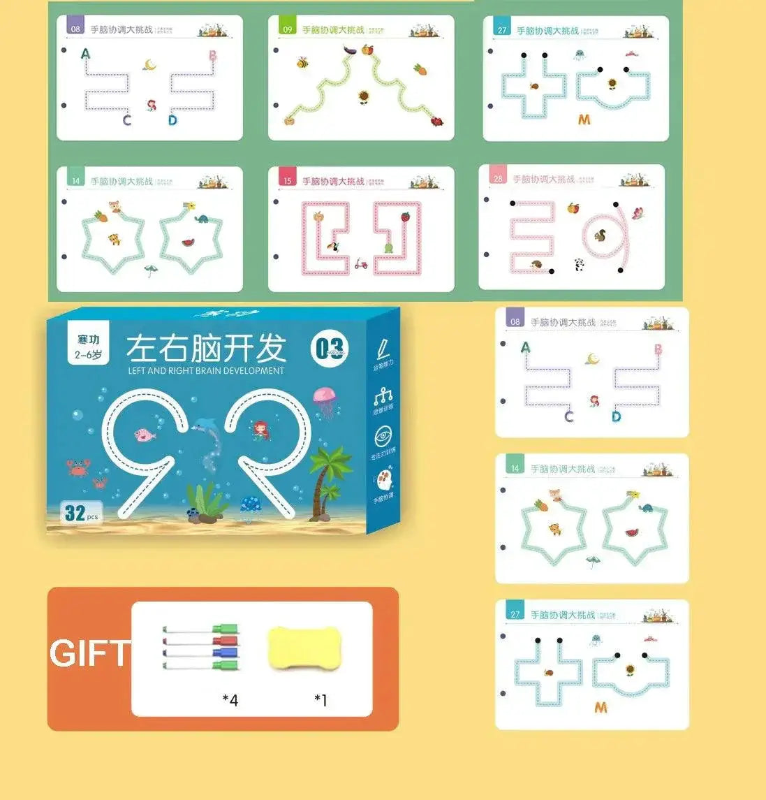 Tracing Book for Kids Boosts Handwriting — product view 9