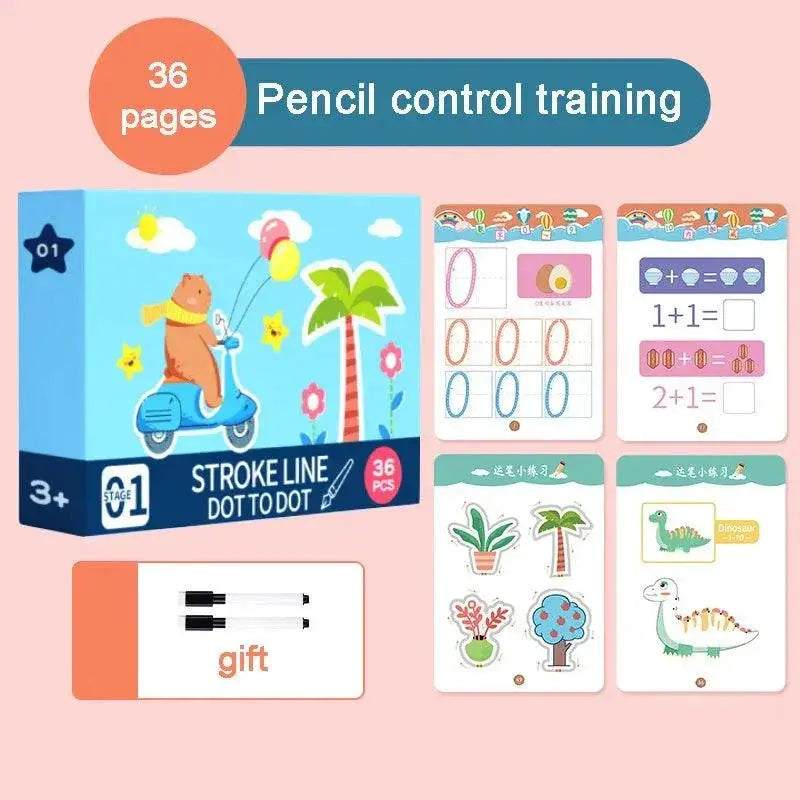 Magical Montessori Tracing Workbook For Kids To Boost Skills