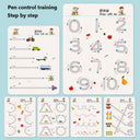 Magical Pen Control & Calligraphy Workbook for Kids Fun